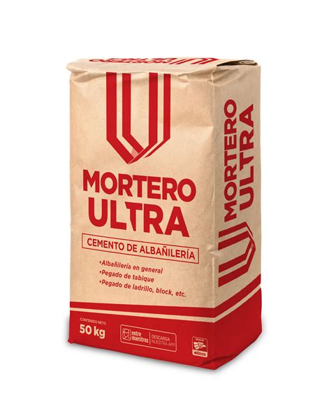 Mortero Ultra Materiales para construcción