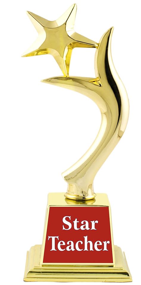 Star Teacher Trophy Award Gift By Aark India Pc Amazon In