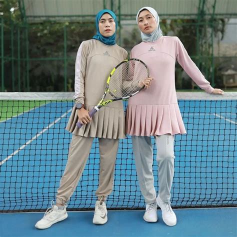 Outfit Badminton Hijab Nyaman Dan Ruang Gerak Tetap Bebas