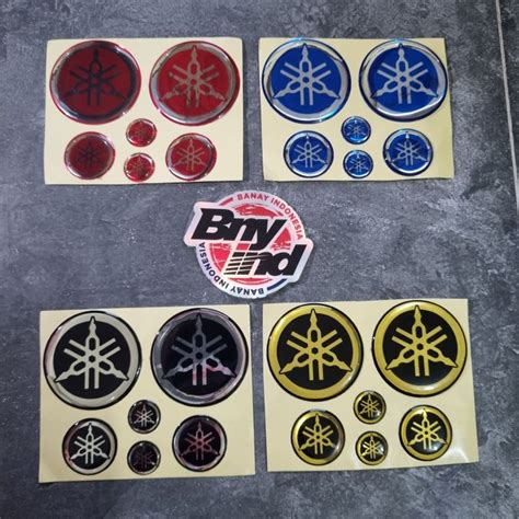 STICKER Stiker Emblem Logo YAMAHA AEROX NMAX Timbul Lazada Indonesia