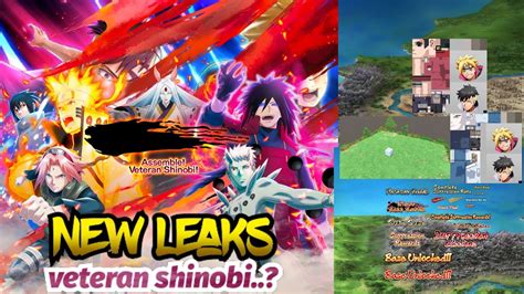 NxB NV New Leaks Veteran Shinobi Naruto X Boruto Ninja Voltage