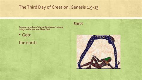 Genesis third day of creation