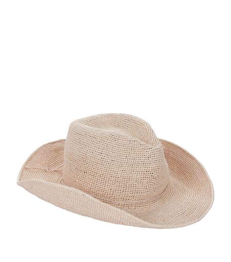 Womens Helen Kaminski Beige Belen Raffia Cowboy Hat Harrods Uk