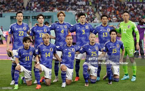 Japanese team group before the FIFA World Cup Qatar 2022 Group E ...