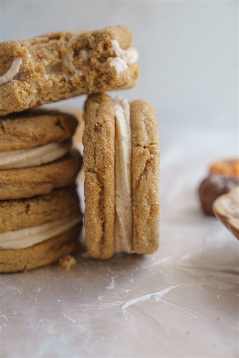 Pumpkin Sandwich Cookie With Spiced Frosting Cake Babe