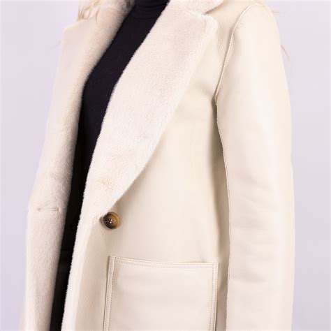 Rino Pelle Ivon Reversible Double Breasted Coat Masdings