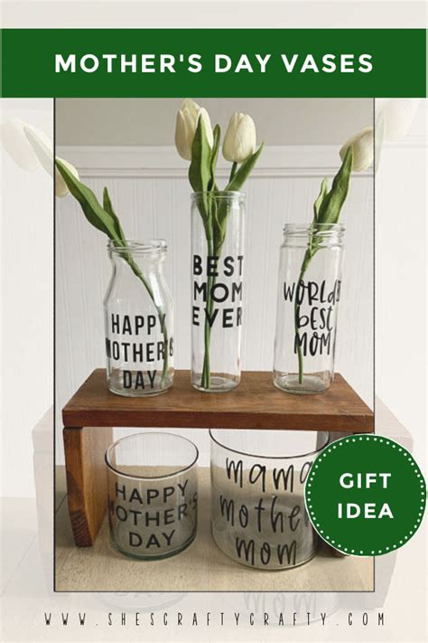 She's Crafty: Mother's Day Gift Idea - Flower Vases