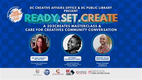 Ready Set Create A Creates Masterclass Care For Creatives