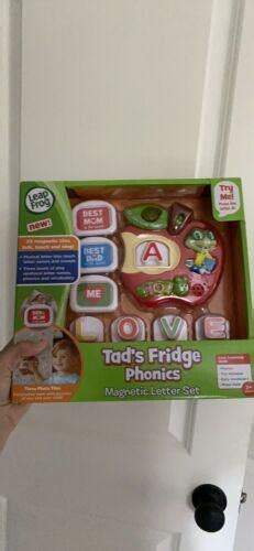 Leapfrog Tads Fridge Phonics Magnetic Letter Set Brand New Factory