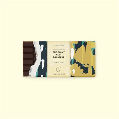 Chocolat noir Equateur 75 de cacao Auberge du Père Bise Jean