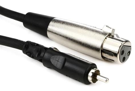 CABO DE ÁUDIO XLR FÊMEA X RCA 3M HOSA TECHNOLOGY XRF 110 AT PROAUDIO