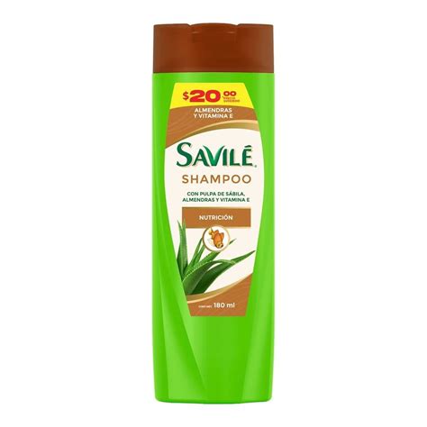 Shampoo Savil Nutrici N Pulpa De S Bila Con Almendras Y Vitamina E