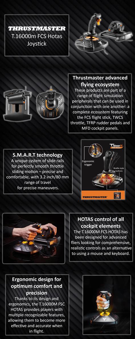 THRUSTMASTER Thrustmaster T16000M FCS HOTAS - Compatible with PC KSA ...