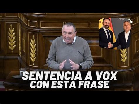 Baldoví ESTALLA contra VOX y SENTENCIA con esta frase a la extrema