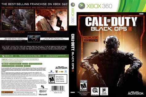 Black Ops III Xbox 360 Cover DVDcover