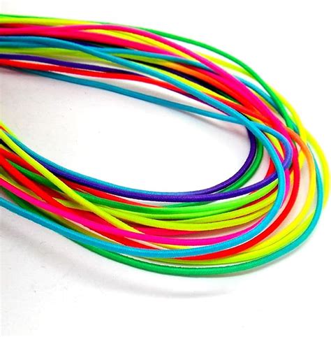 10m Rainbow Elastic Cord 1mm Nylon Beading Stretchy Rope P00283r Uk Kitchen And Home