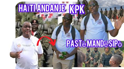 PASTÈ MOÏSE RELE AN MWEE HAÏTI PRAN NAN KONPLO LI PRAN WOCH BOUTEY POU