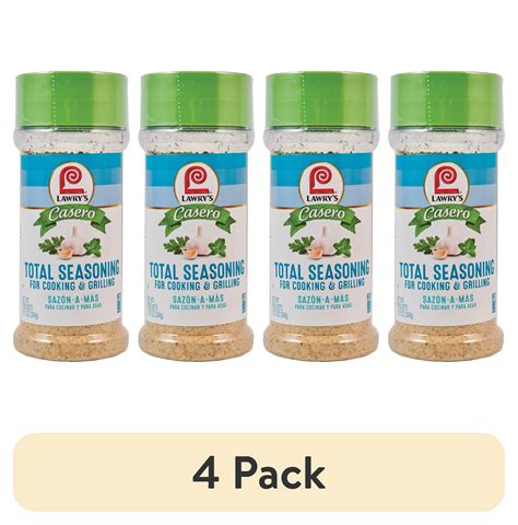 4 Pack Lawry S Casero Kosher Total Seasoning 10 75 Oz Bottle