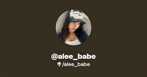 Alee Babe Instagram TikTok Twitch Linktree