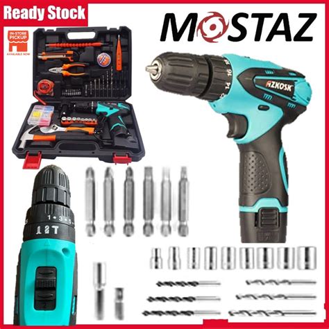 Mostaz V Cordless Impact Drill With Pcs Hand Tool Set Ms Bmc