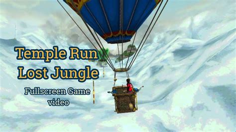 Temple Run Lost Jungle Fullscreen Game Video Youtube