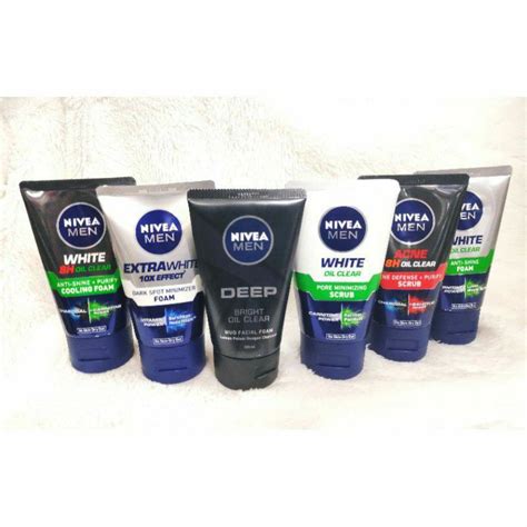 Jual Nivea Men Face Wash Ml Extra White Acne Oil Clear