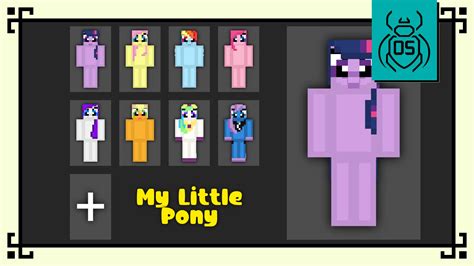 Minecraft Skin My Little Pony - My Little Pony Skin Pack » Minecraft Bedrock Addons, Mods, Maps ...