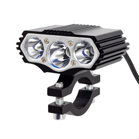 Elektryczny Rower Skuter Reflektor Lumen W Lampa Led Ebike