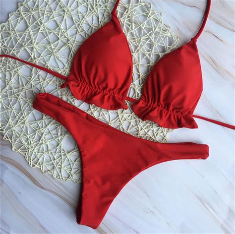 Sexy Micro Bikini New Bandage Bikinis Set Swimwear Women Push Up