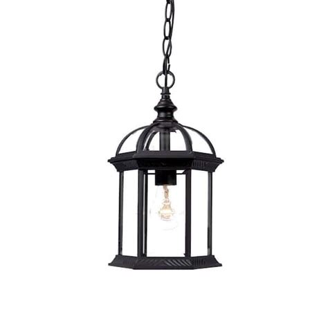 Acclaim Lighting Dover Collection 1 Light Matte Black Outdoor Hanging