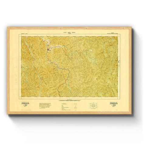 Jamieson, Victoria Australia Vintage Map #4 (1953) – Vintage Maps