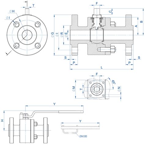 Kugelhahn Thor Split Body Pn Ansi Aus Edelstahl