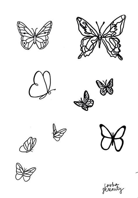 butterfly tattoo flash sheet | Tiny butterfly tattoo, Tattoo flash ...