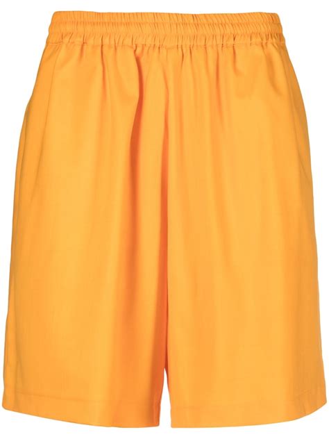 Bonsai Wide Leg Elasticated Shorts Orange FARFETCH