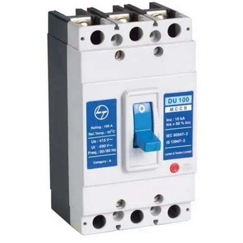 Triple Pole L T Moulded Case Circuit Breakers 10kA Rated Current