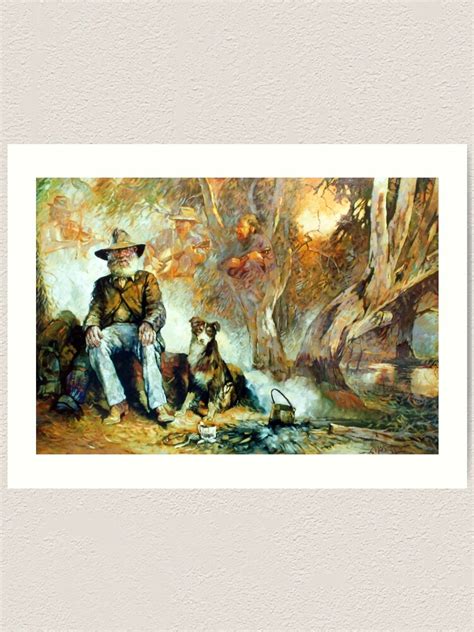 The Singing Swaggie Waltzing Matilda Series Art Print For Sale By