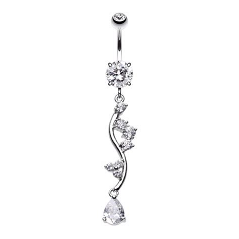 Journey Drops Belly Button Ring – WildKlass Jewelry