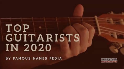 Top 20 Guitarists Of 2020 Youtube