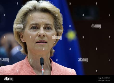 Ursula Von Der Leyen Speech High Resolution Stock Photography and ...