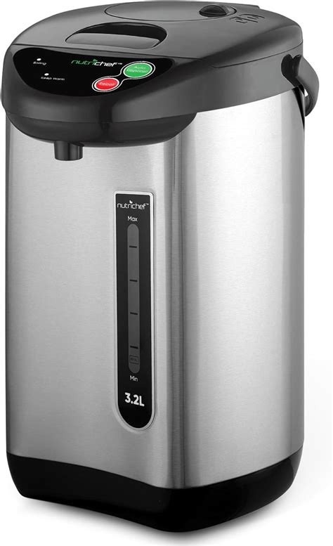 Brandclub NutriChefKitchen Hot Water Urn Pot Insulated Stainless Steel Auto Manual Dispense