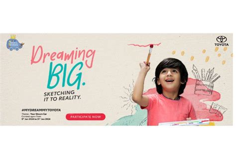 Toyota Kirloskar Motor Announces The 17th Toyota Dream Car Art Contest