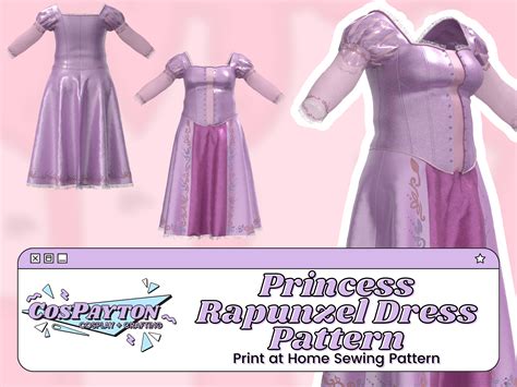 Disney Rapunzel Dress Pattern