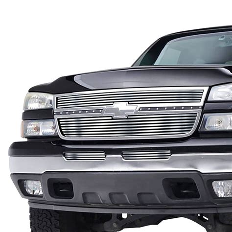 GR03FGF73S Stainless Steel Billet Grille Chevy Silverado 2500 HD 2005