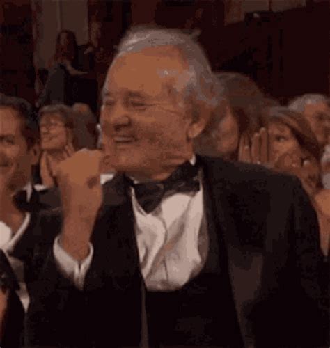 Bill Murray Clap GIF - BillMurray Clap Brave - Discover & Share GIFs