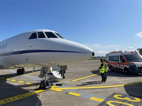 Volo Urgente Dellaeronautica Militare Dalla Sicilia A Roma Per Una