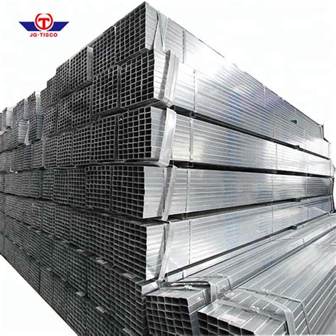 Galvanized Rectangular Steel Pipe Hot DIP Galvanized Coating Square Tube Square Tube And