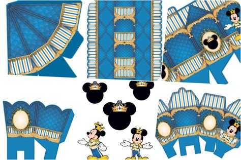 Kit Festa Mickey Realeza Para Imprimir Mickey Mouse Minnie Enzo The