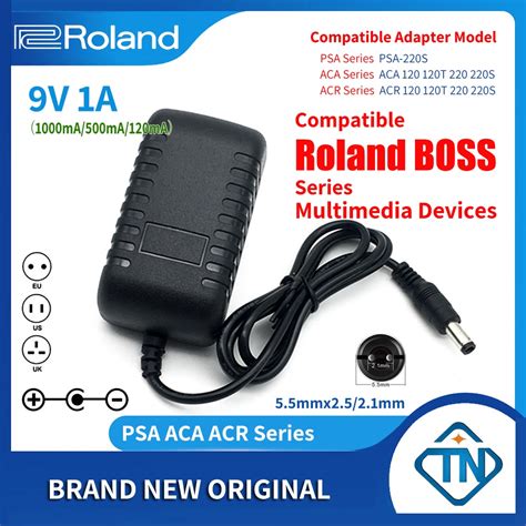 9V AC/DC Adapter PSA-220S PSA-230S ACA ACR for BOSS Roland MD-2 BD-2 MT ...