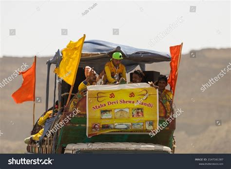 Hingol Pakistan March Hindu Yatris Stock Photo