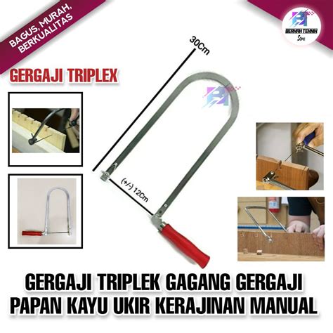 Jual Gergaji Triplek Gagang Gergaji Papan Kayu Ukir Kerajinan Manual